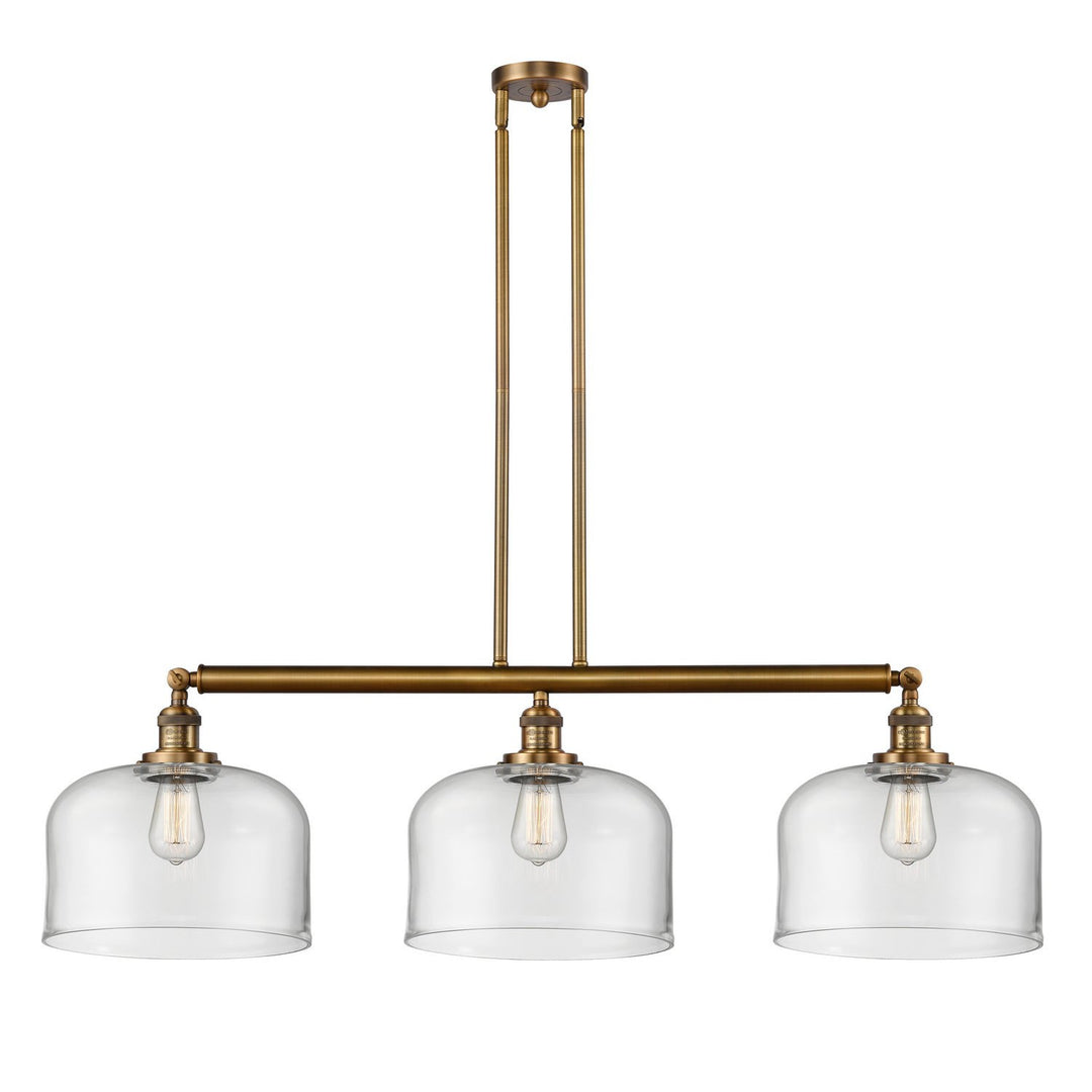 Innovations Franklin Restoration 213-BB-G72-L Pendant Light - Brushed Brass
