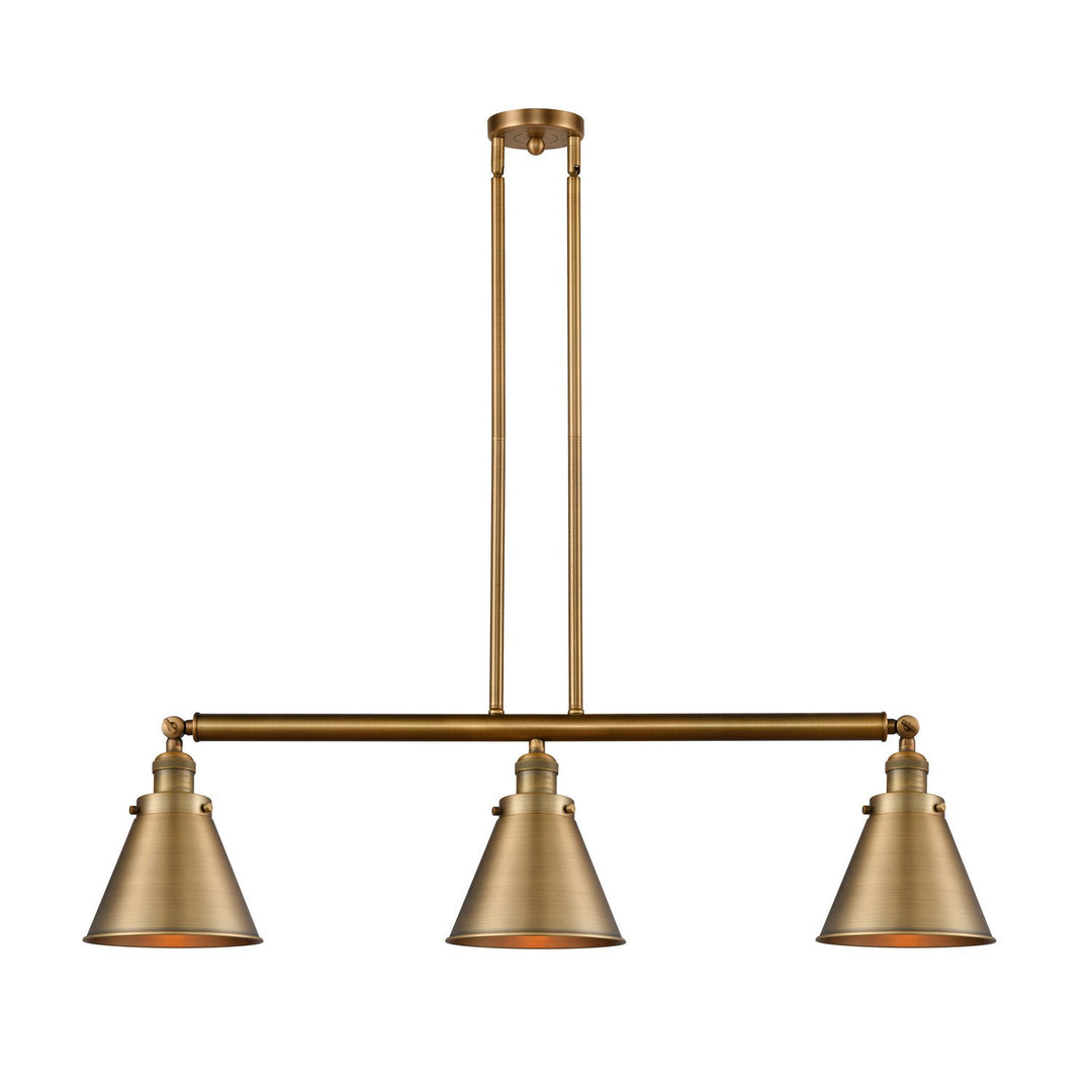 Innovations Franklin Restoration 213-BB-M13-BB-LED Pendant Light - Brushed Brass