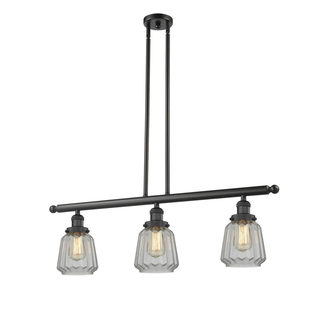 Innovations Franklin Restoration 213-BK-G142-LED Pendant Light - Matte Black