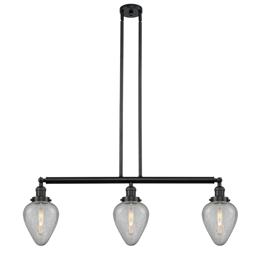 Innovations Franklin Restoration 213-BK-G165 Pendant Light - Matte Black