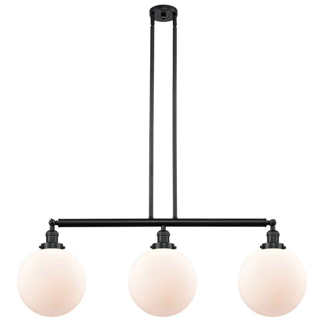 Innovations Franklin Restoration 213-BK-G201-10 Pendant Light - Matte Black