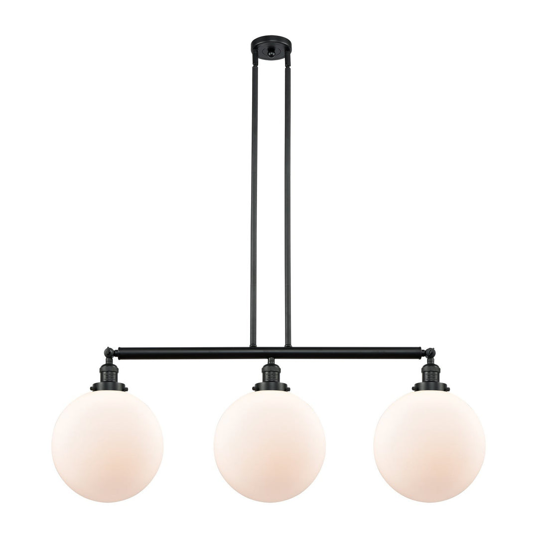 Innovations Franklin Restoration 213-BK-G201-12-LED Pendant Light - Matte Black