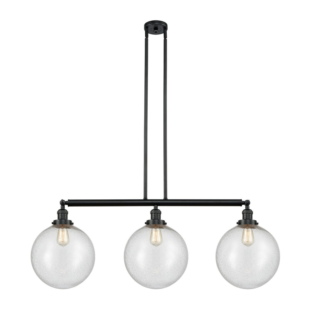 Innovations Franklin Restoration 213-BK-G204-12 Pendant Light - Matte Black