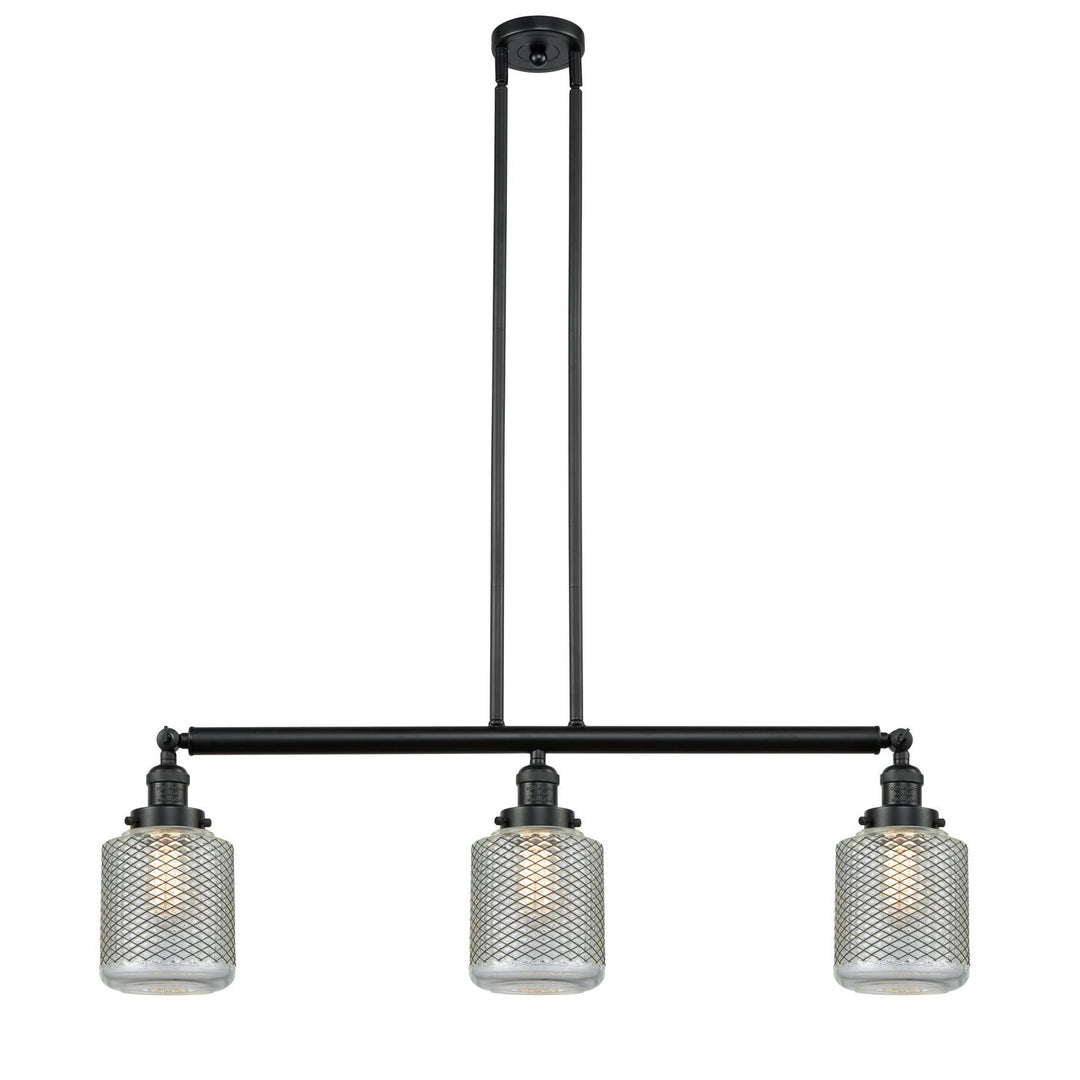 Innovations Franklin Restoration 213-BK-G262 Pendant Light - Matte Black