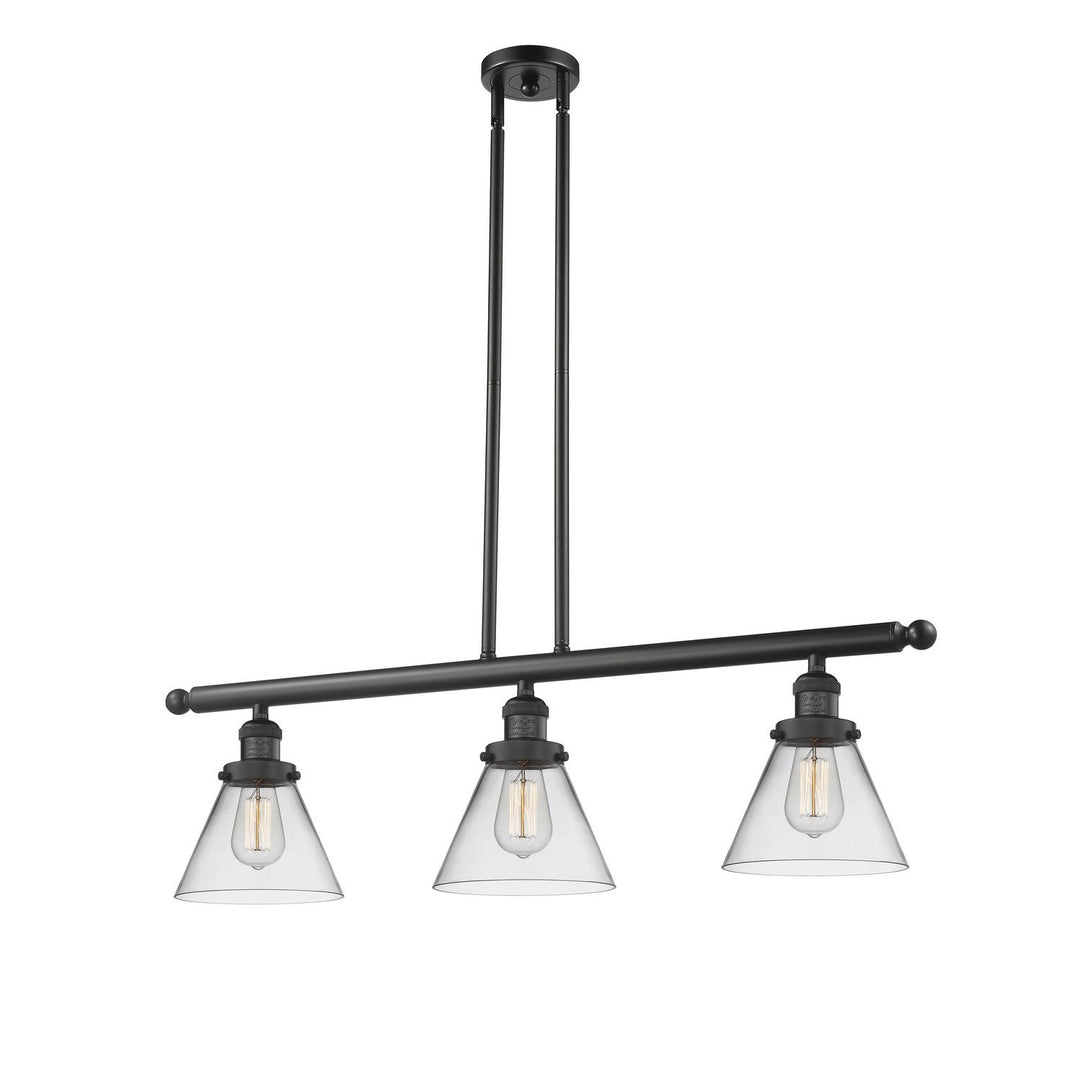 Innovations Franklin Restoration 213-BK-G42 Pendant Light - Matte Black