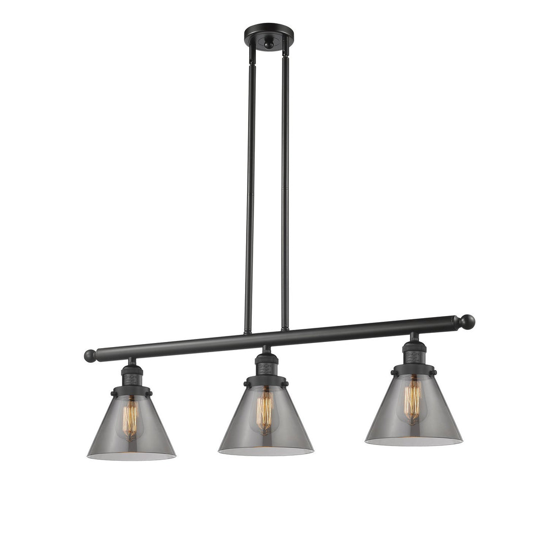 Innovations Franklin Restoration 213-BK-G43 Pendant Light - Matte Black