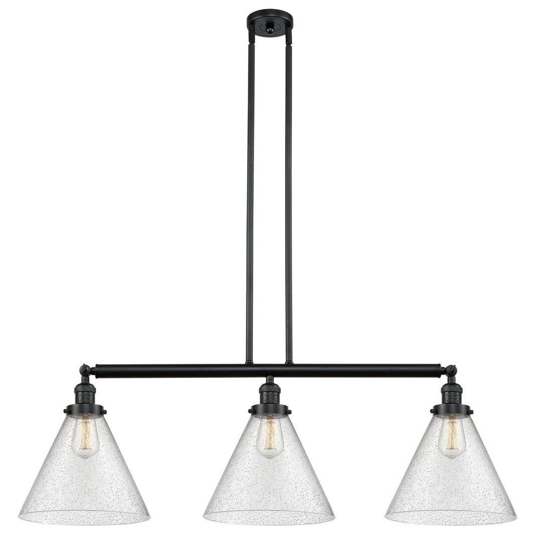Innovations Franklin Restoration 213-BK-G44-L Pendant Light - Matte Black