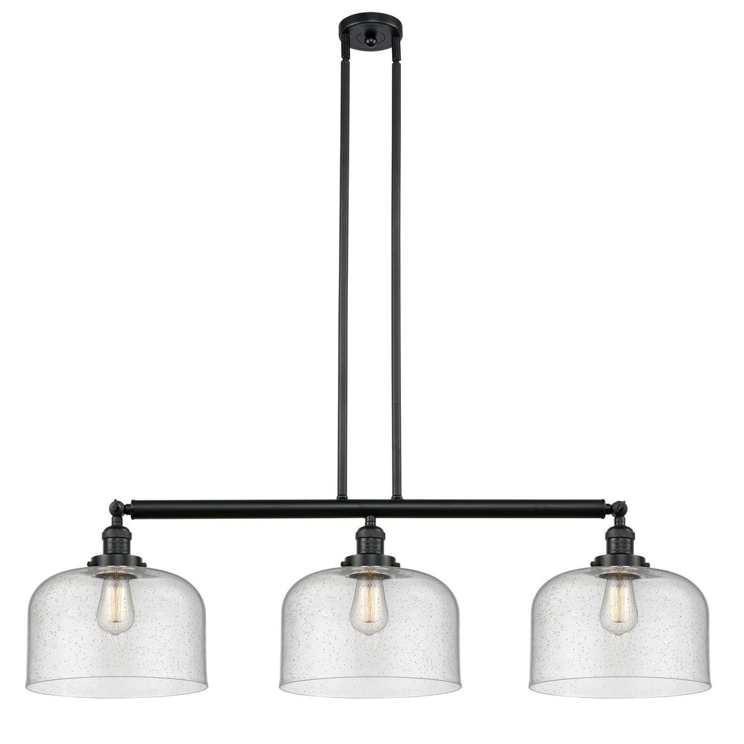 Innovations Franklin Restoration 213-BK-G74-L Pendant Light - Matte Black
