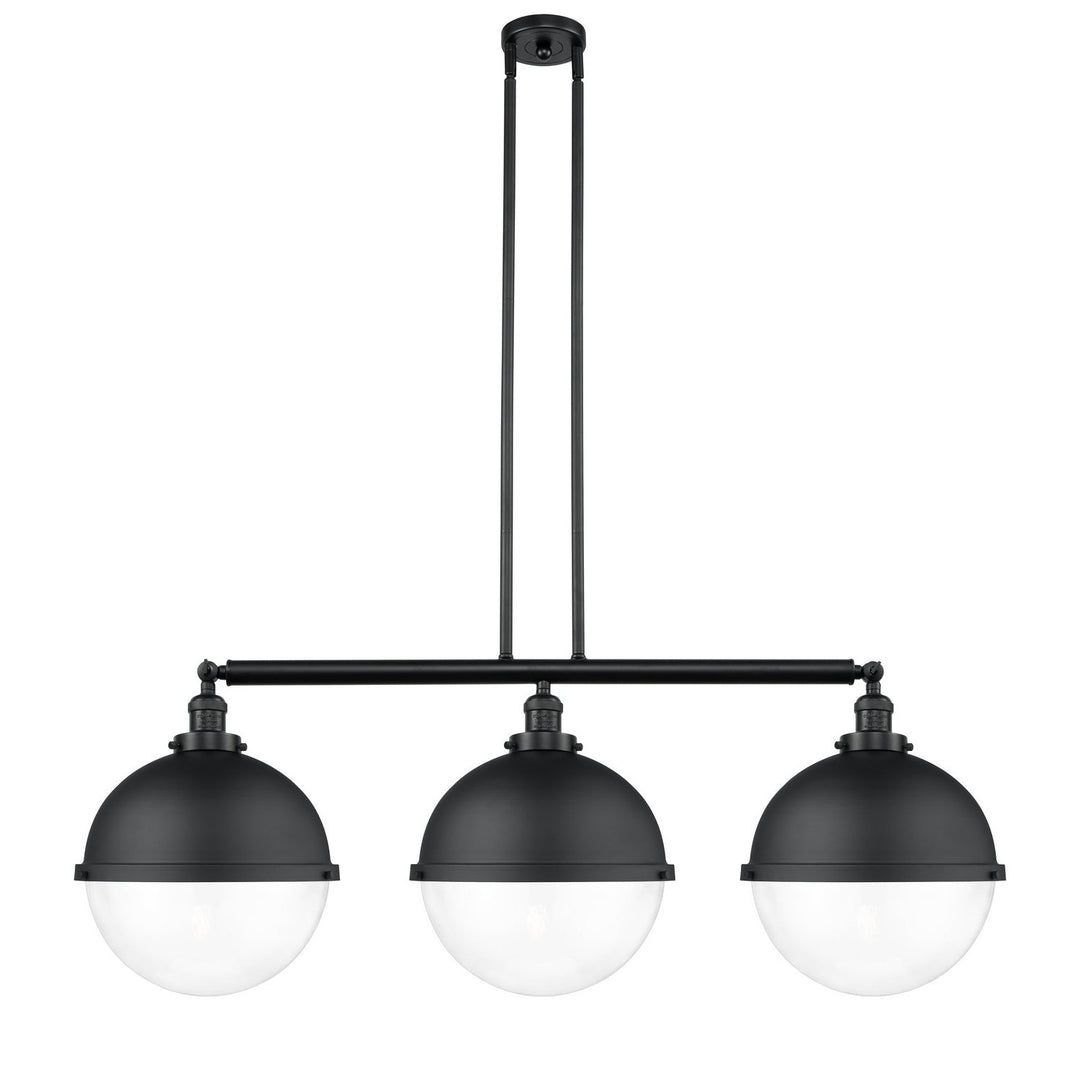 Innovations Franklin Restoration 213-BK-HFS-122-BK-LED Pendant Light - Matte Black