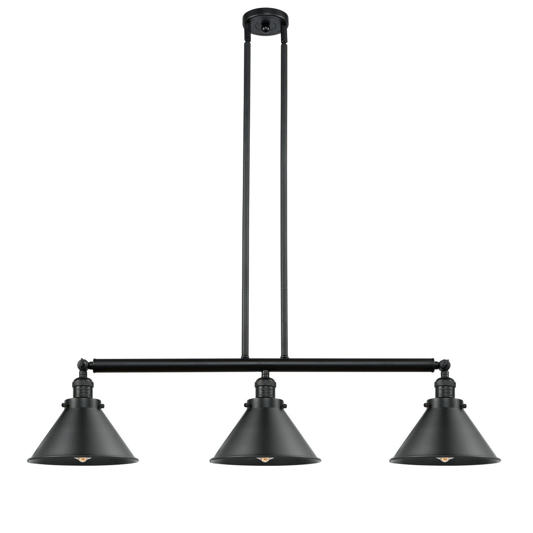 Innovations Franklin Restoration 213-BK-M10-BK Pendant Light - Matte Black