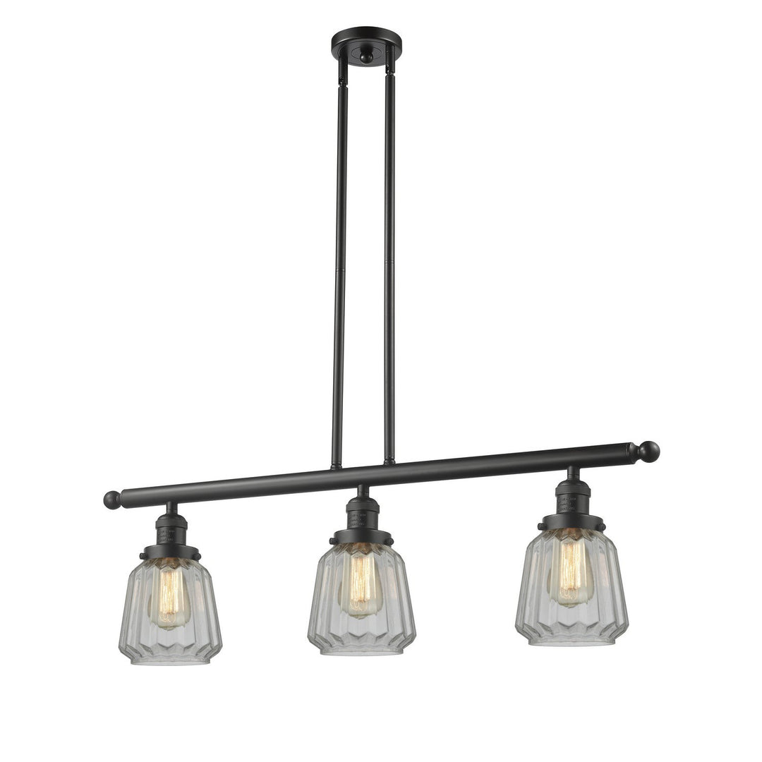 Innovations Franklin Restoration 213-OB-G142-LED Pendant Light - Oil Rubbed Bronze