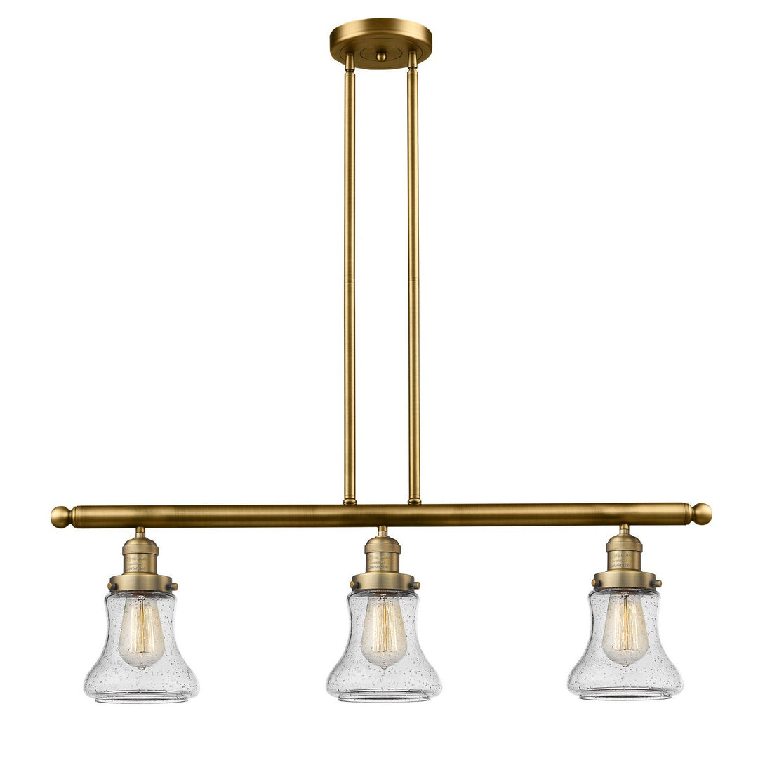 Innovations Franklin Restoration 213-BB-G194-LED Pendant Light - Brushed Brass