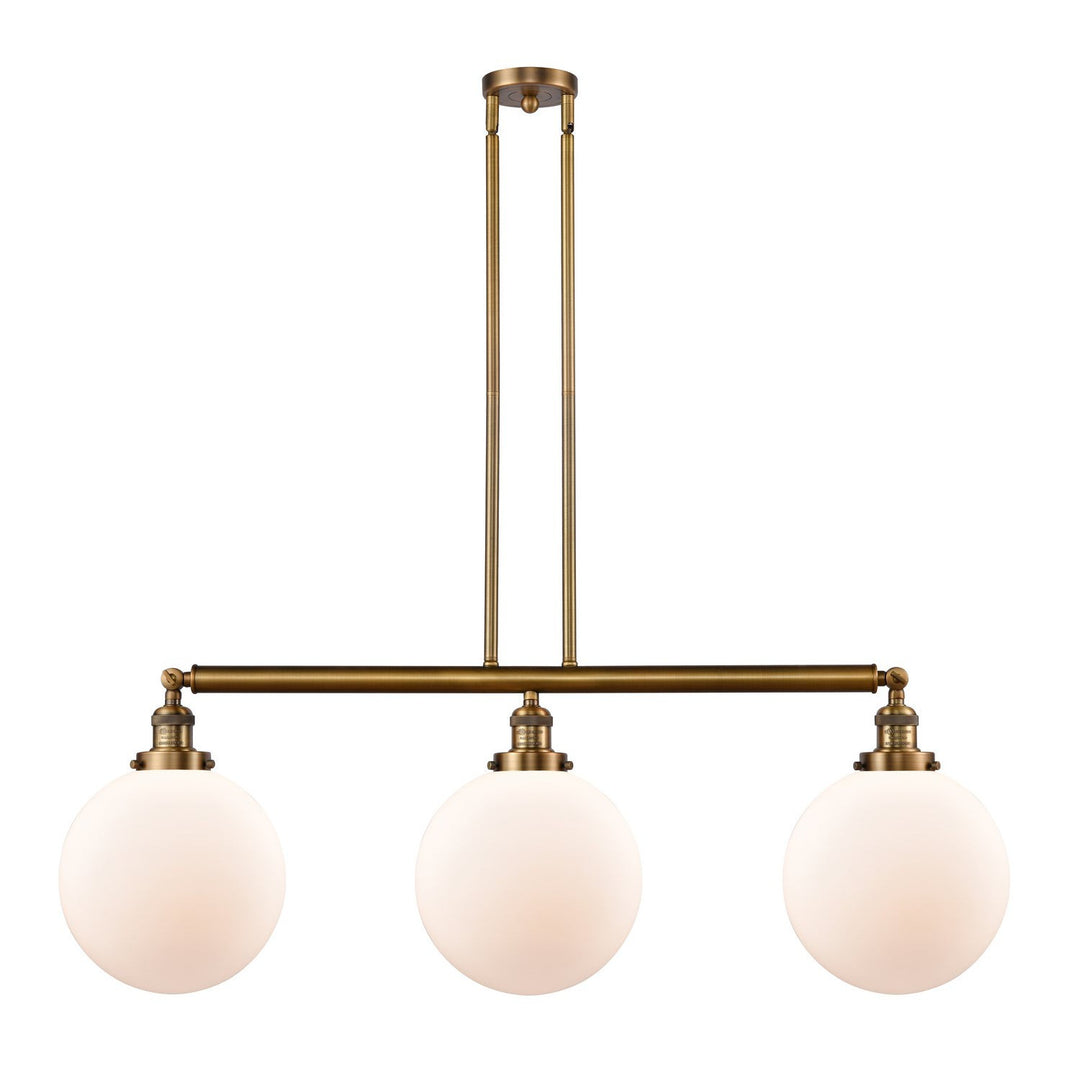 Innovations Franklin Restoration 213-BB-G201-10-LED Pendant Light - Brushed Brass