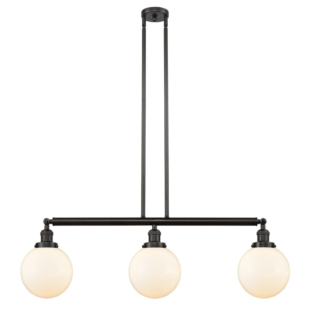 Innovations Franklin Restoration 213-OB-G201-8-LED Pendant Light - Oil Rubbed Bronze