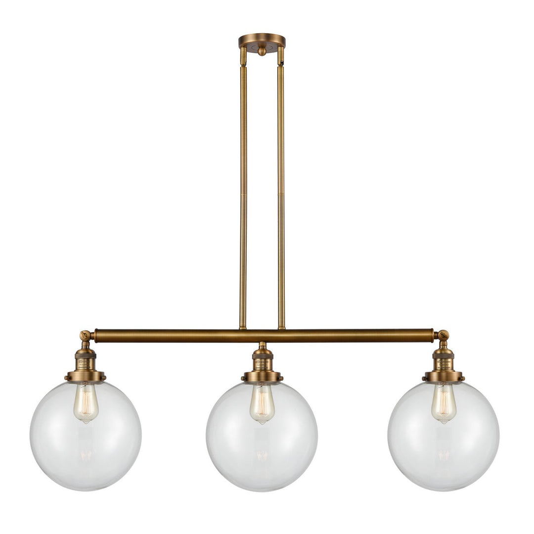 Innovations Franklin Restoration 213-BB-G202-10-LED Pendant Light - Brushed Brass