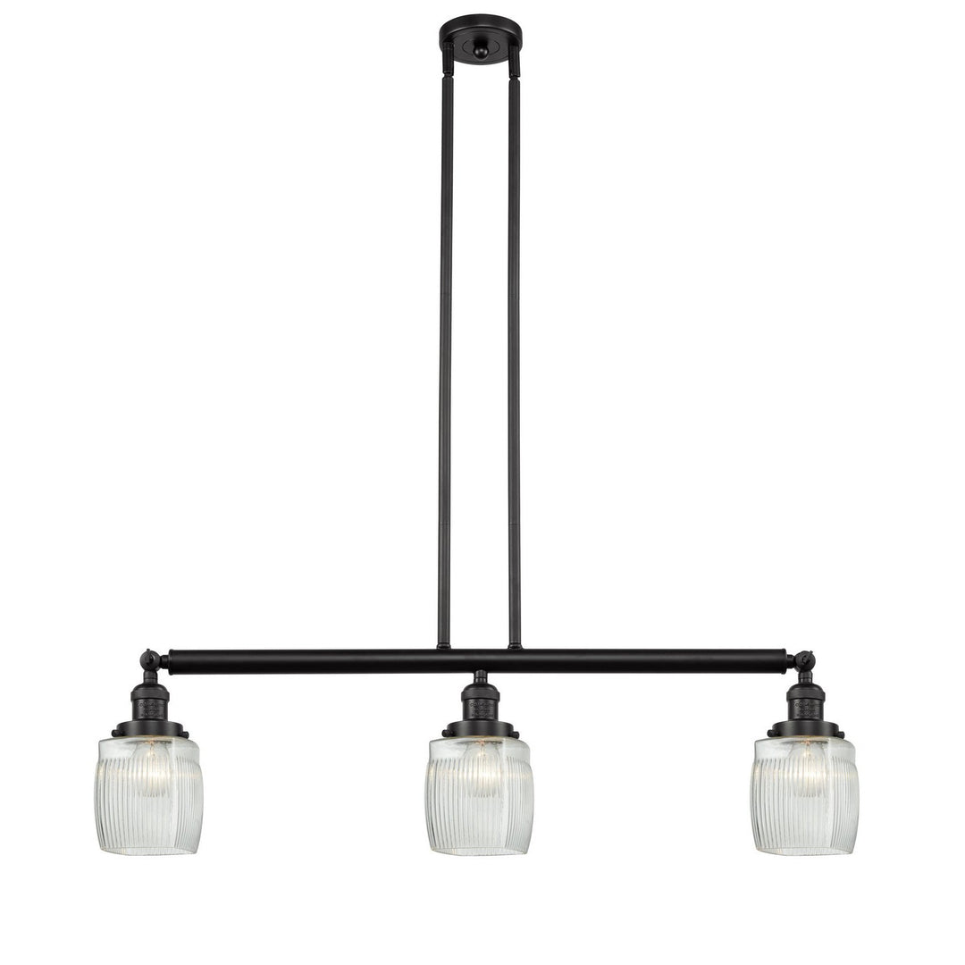 Innovations Franklin Restoration 213-OB-G302 Pendant Light - Oil Rubbed Bronze