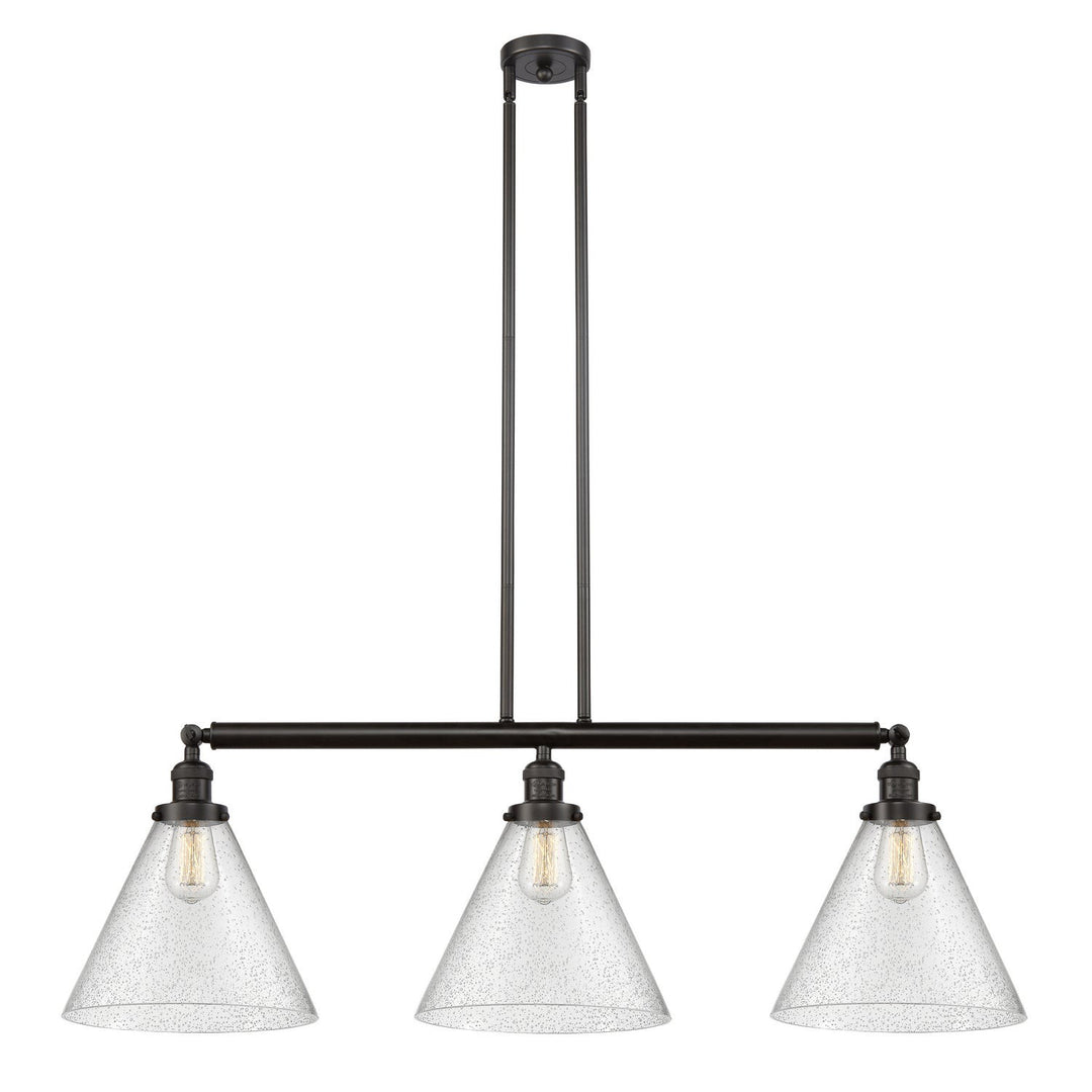 Innovations Franklin Restoration 213-OB-G44-L Pendant Light - Oil Rubbed Bronze