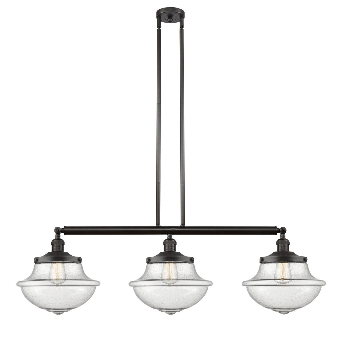 Innovations Franklin Restoration 213-OB-G544-LED Pendant Light - Oil Rubbed Bronze