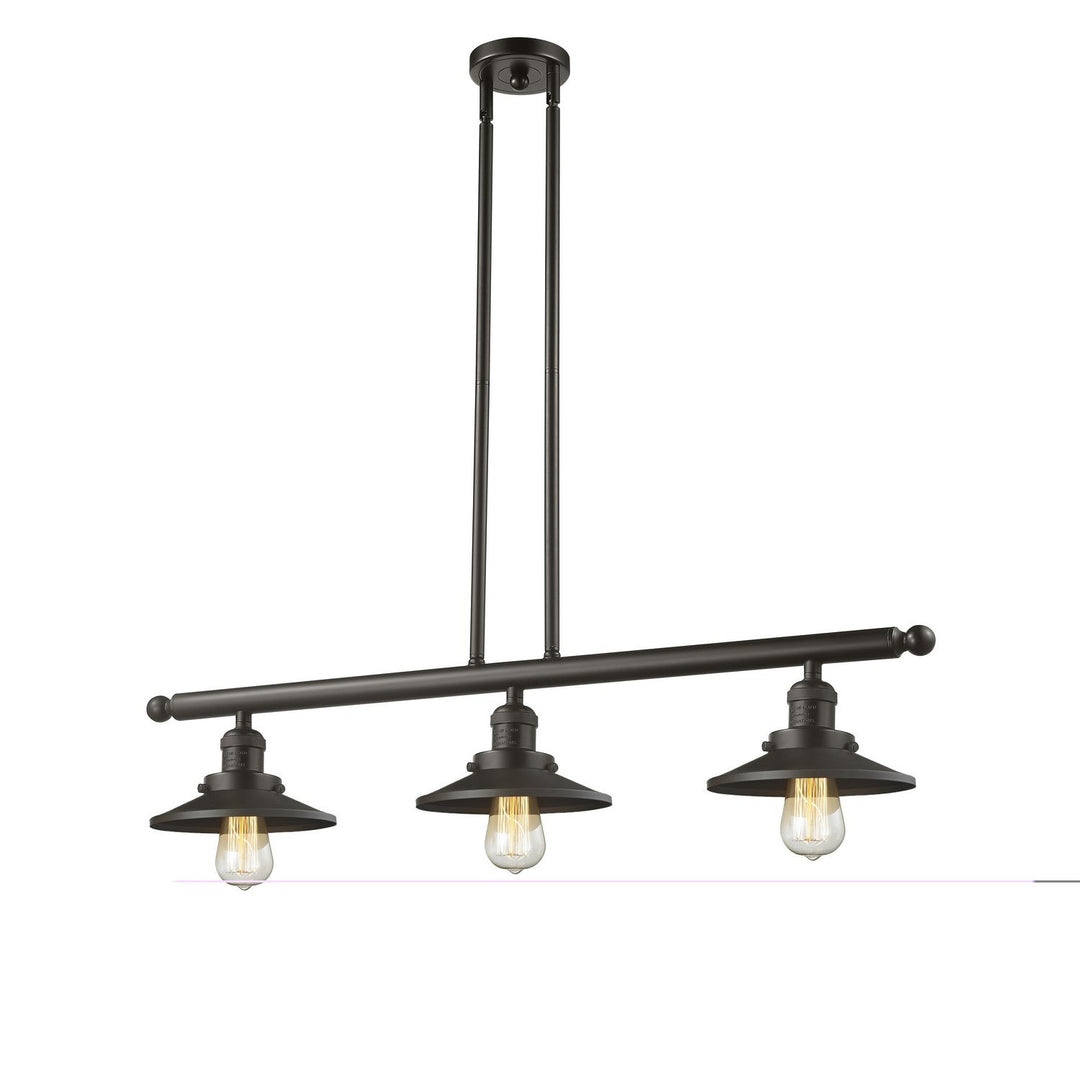 Innovations Franklin Restoration 213-OB-M5-LED Pendant Light - Oil Rubbed Bronze