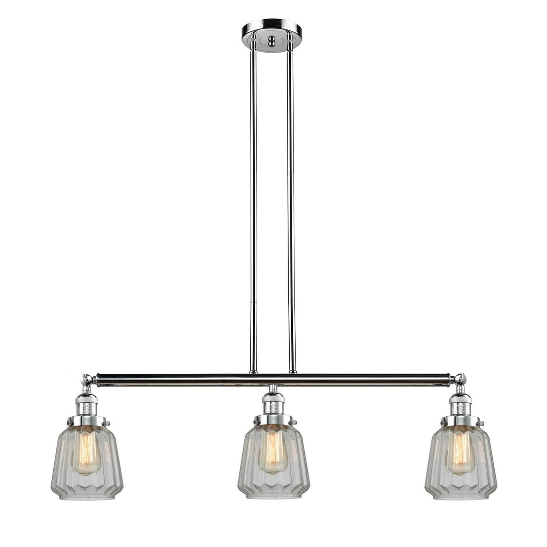 Innovations Franklin Restoration 213-PC-G142-LED Pendant Light - Polished Chrome