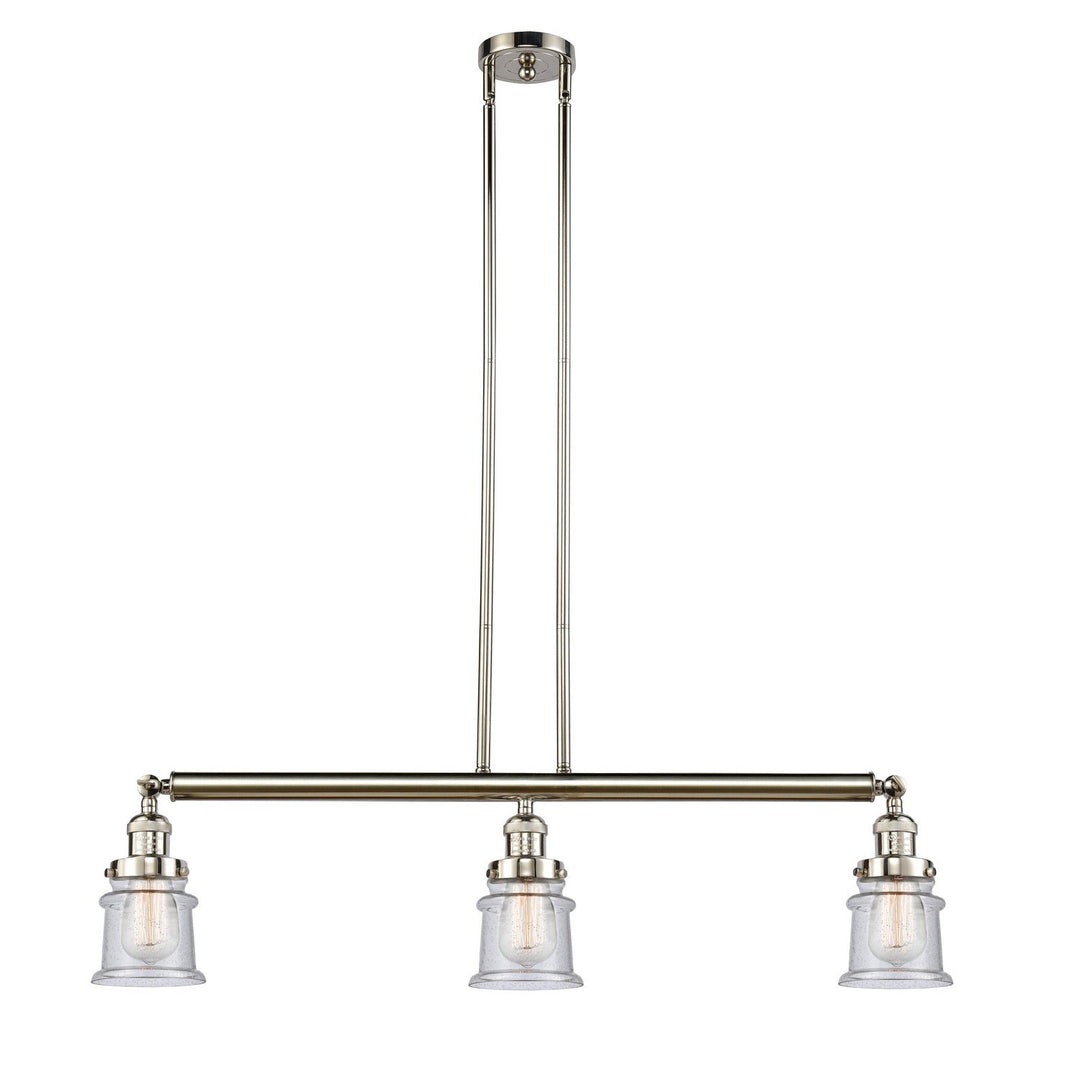 Innovations Franklin Restoration 213-PN-G184S Pendant Light - Polished Nickel