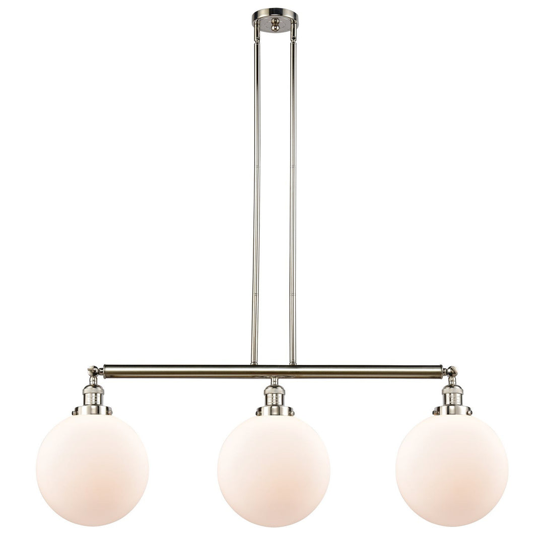 Innovations Franklin Restoration 213-PN-G201-10 Pendant Light - Polished Nickel
