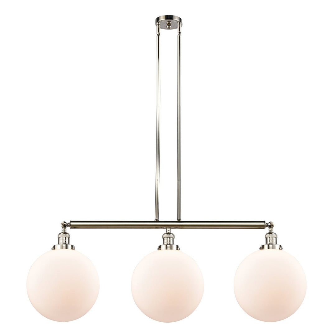 Innovations Franklin Restoration 213-PN-G201-12-LED Pendant Light - Polished Nickel