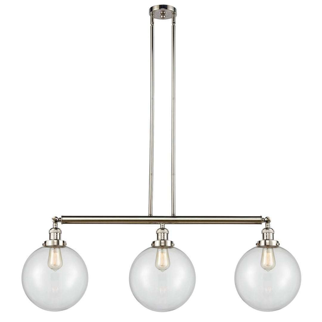Innovations Franklin Restoration 213-PN-G202-10-LED Pendant Light - Polished Nickel