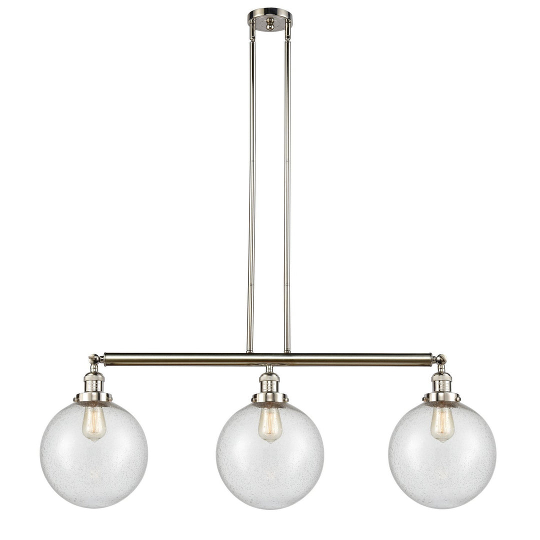 Innovations Franklin Restoration 213-PN-G204-10 Pendant Light - Polished Nickel
