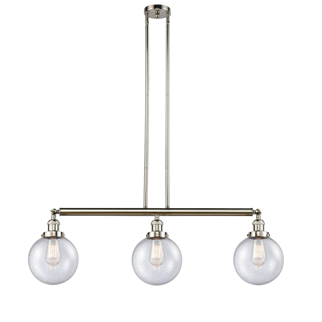 Innovations Franklin Restoration 213-PN-G204-8 Pendant Light - Polished Nickel