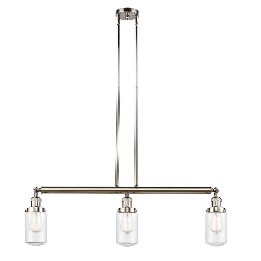 Innovations Franklin Restoration 213-PN-G312 Pendant Light - Polished Nickel