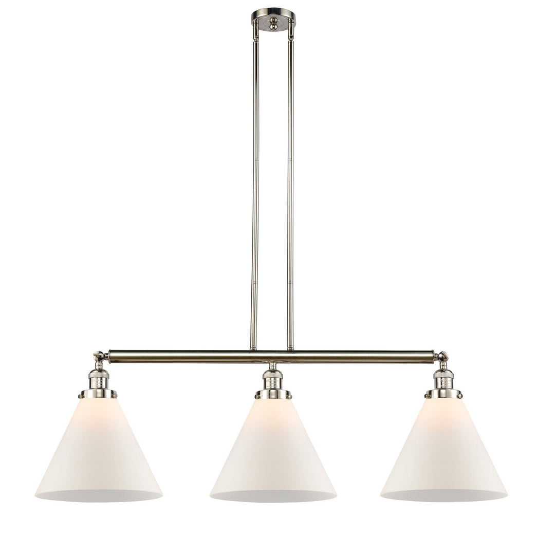 Innovations Franklin Restoration 213-PN-G41-L Pendant Light - Polished Nickel