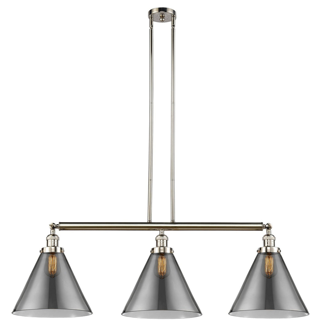 Innovations Franklin Restoration 213-PN-G43-L Pendant Light - Polished Nickel