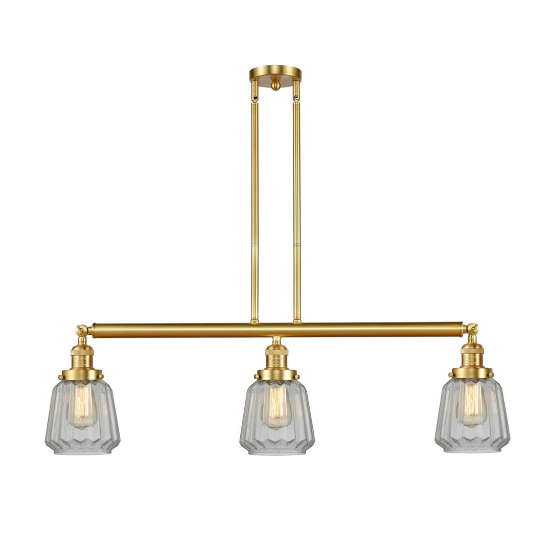 Innovations Franklin Restoration 213-SG-G142 Pendant Light - Satin Gold