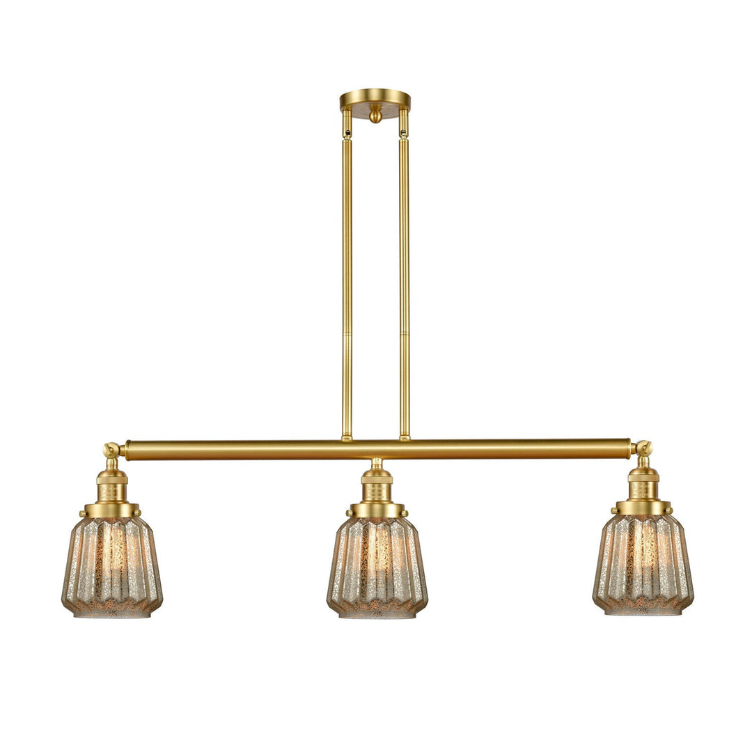 Innovations Franklin Restoration 213-SG-G146 Pendant Light - Satin Gold