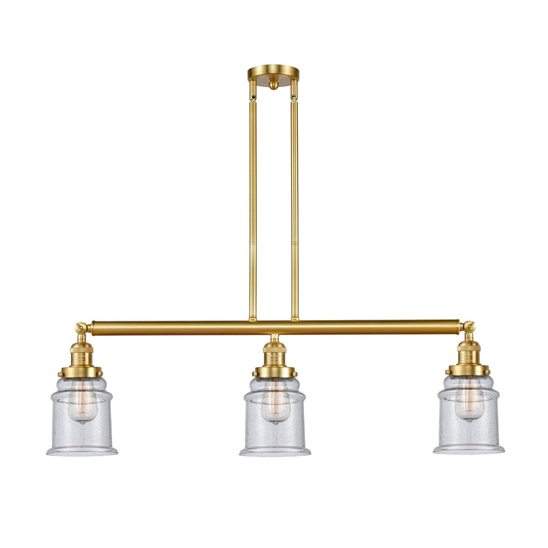 Innovations Franklin Restoration 213-SG-G184 Pendant Light - Satin Gold