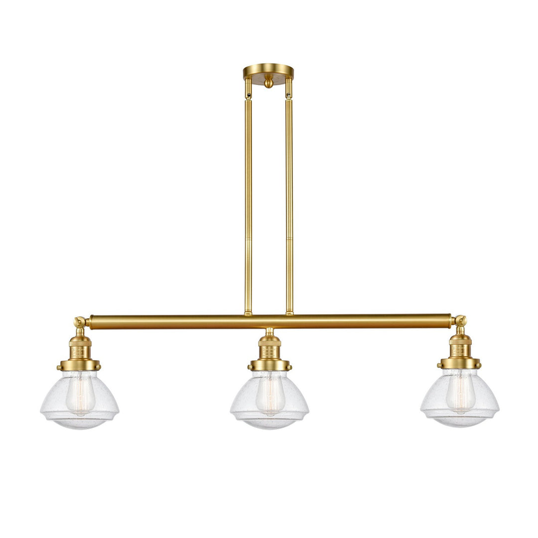 Innovations Franklin Restoration 213-SG-G324 Pendant Light - Satin Gold