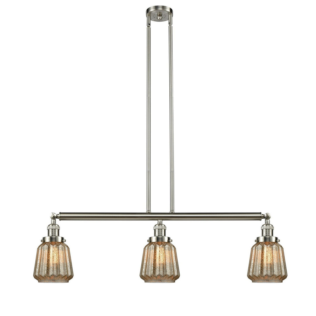 Innovations Franklin Restoration 213-SN-G146-LED Pendant Light - Brushed Satin Nickel