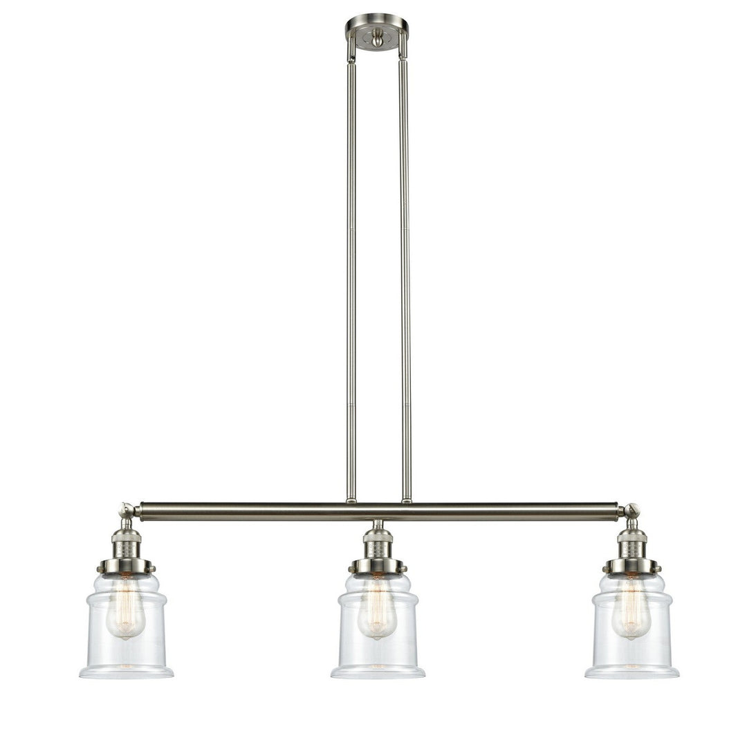 Innovations Franklin Restoration 213-SN-G182 Pendant Light - Brushed Satin Nickel