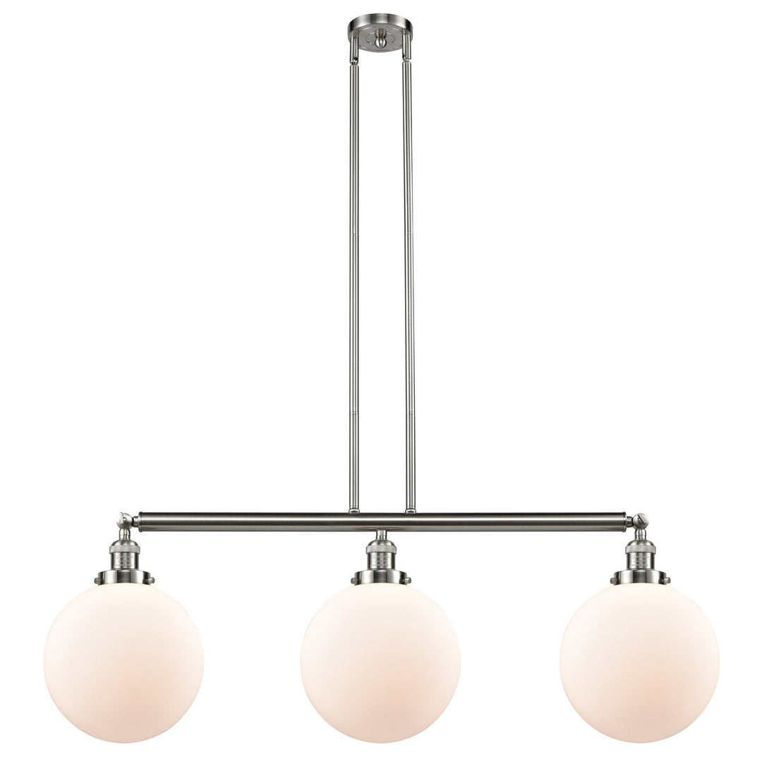 Innovations Franklin Restoration 213-SN-G201-10-LED Pendant Light - Brushed Satin Nickel