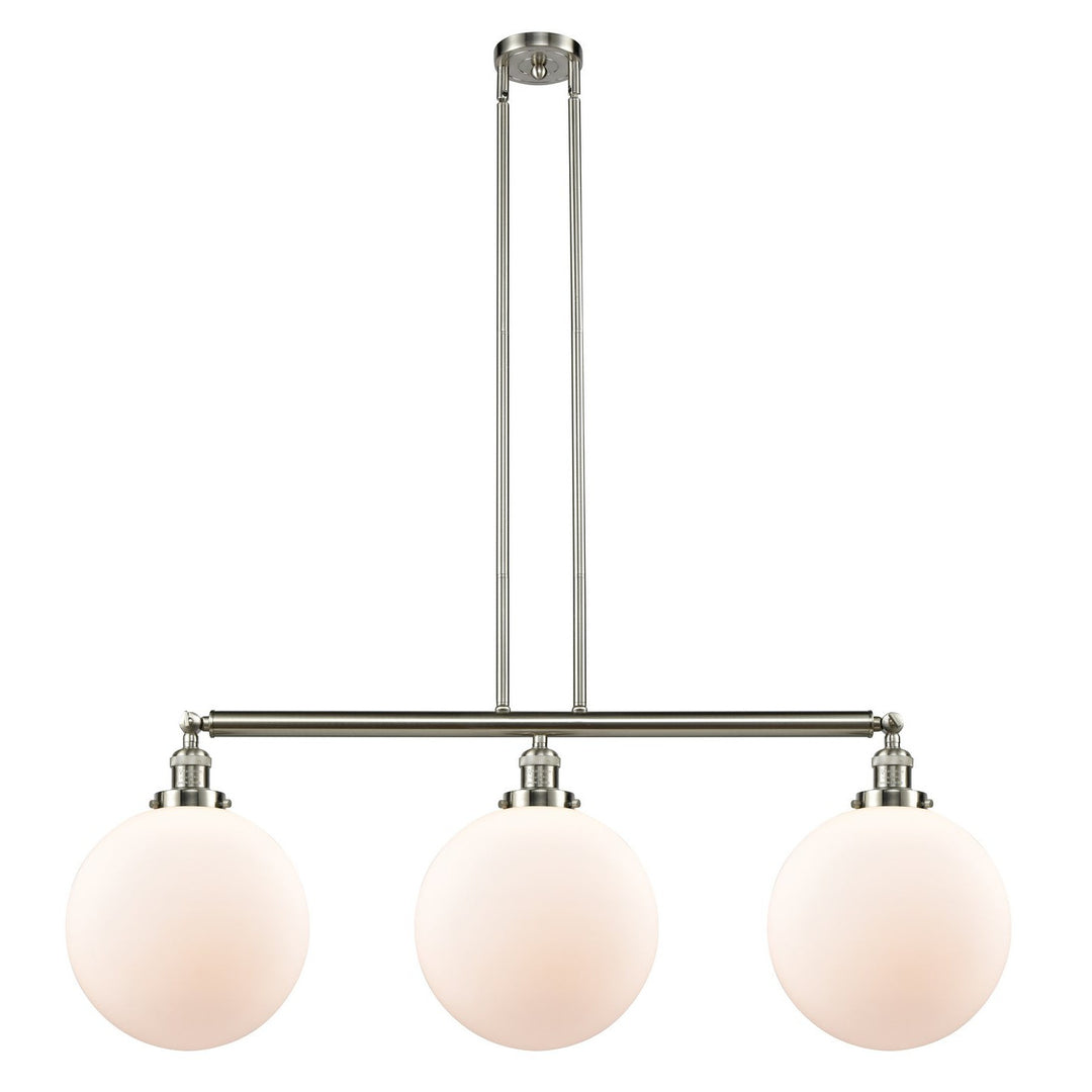Innovations Franklin Restoration 213-SN-G201-12-LED Pendant Light - Brushed Satin Nickel