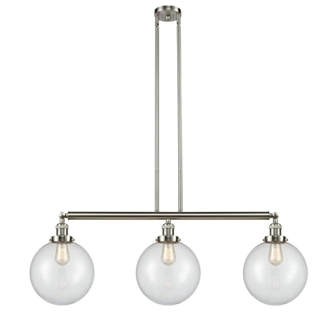Innovations Franklin Restoration 213-SN-G202-10 Pendant Light - Brushed Satin Nickel