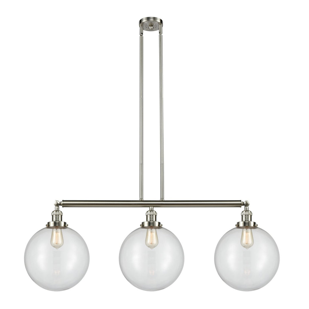 Innovations Franklin Restoration 213-SN-G202-12-LED Pendant Light - Brushed Satin Nickel
