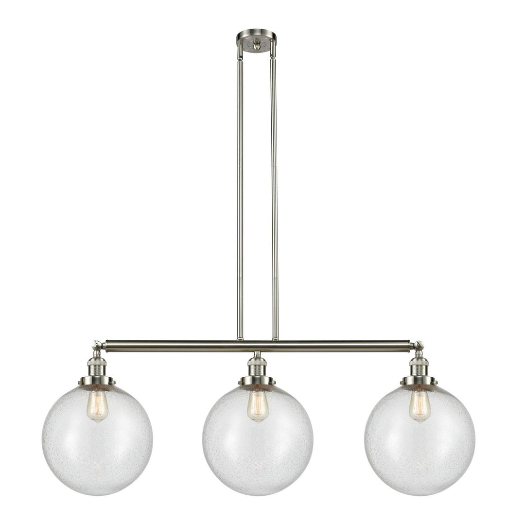 Innovations Franklin Restoration 213-SN-G204-12-LED Pendant Light - Brushed Satin Nickel