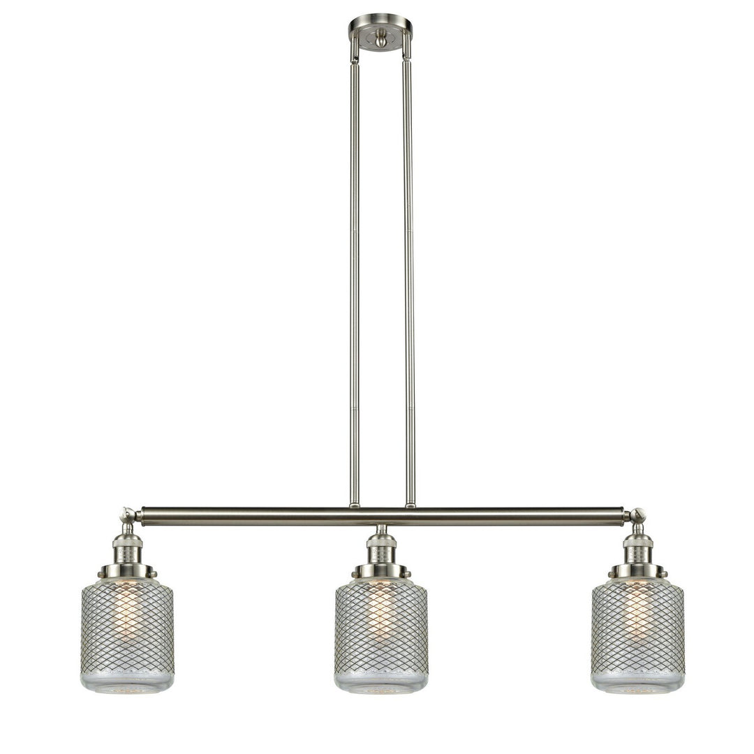 Innovations Franklin Restoration 213-SN-G262 Pendant Light - Brushed Satin Nickel