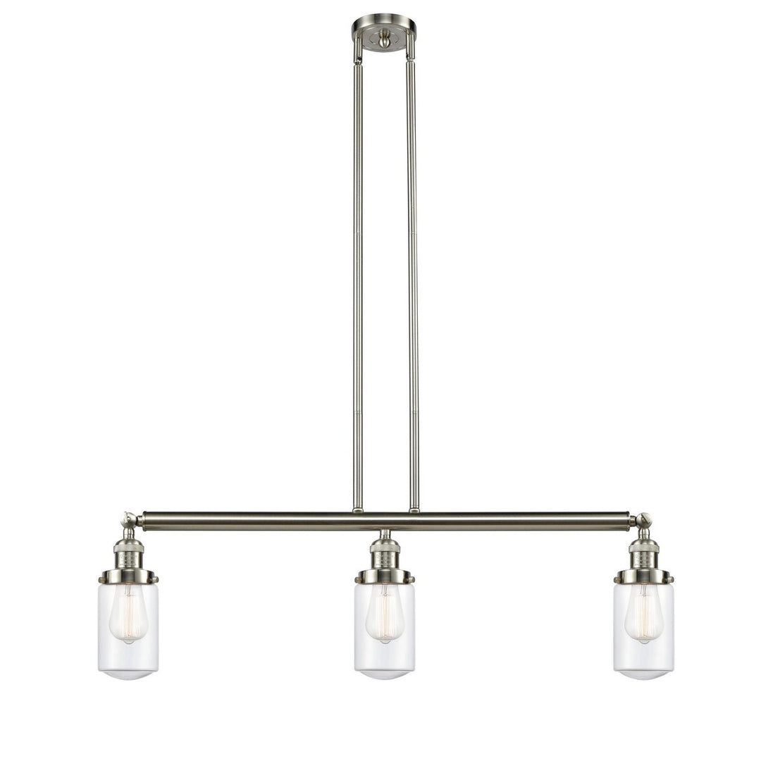 Innovations Franklin Restoration 213-SN-G312 Pendant Light - Brushed Satin Nickel