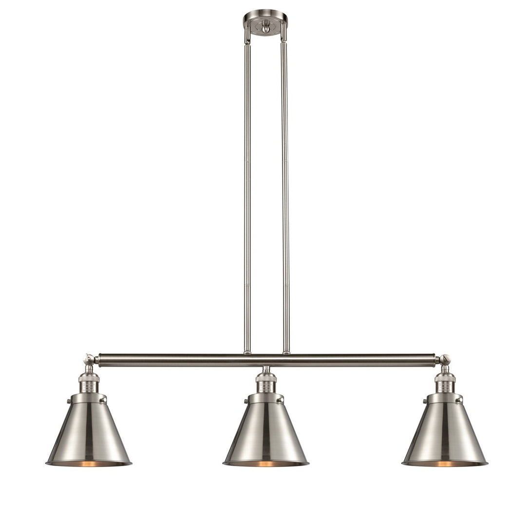Innovations Franklin Restoration 213-SN-M13-SN-LED Pendant Light - Brushed Satin Nickel