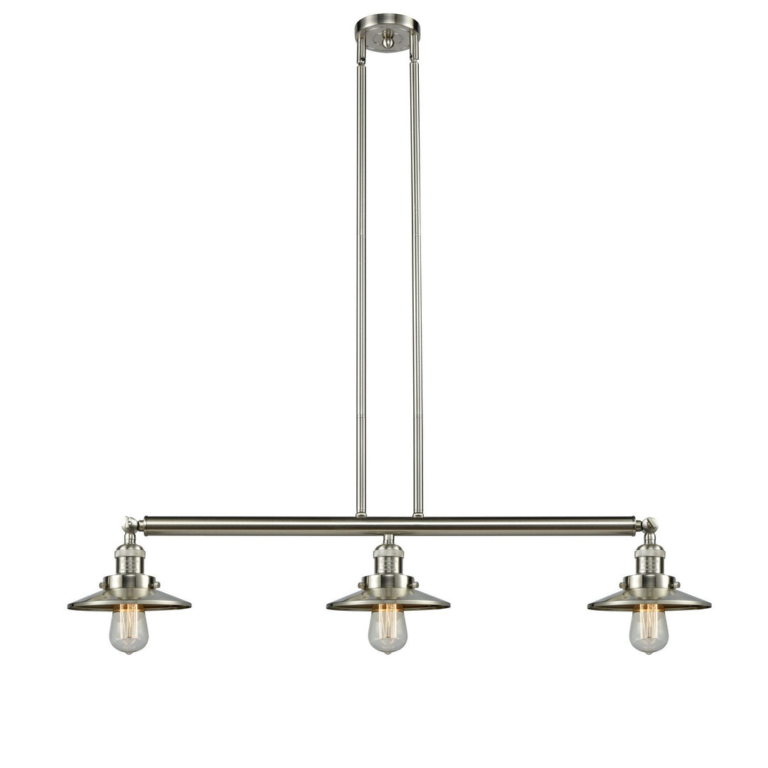 Innovations Franklin Restoration 213-SN-M2-LED Pendant Light - Brushed Satin Nickel