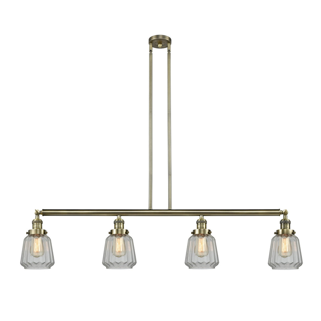 Innovations Franklin Restoration 214-AB-G142-LED Pendant Light - Antique Brass