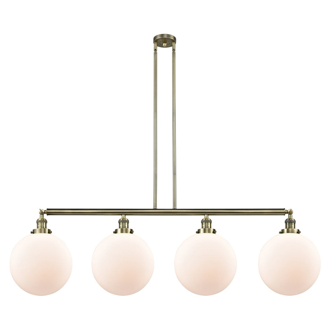 Innovations Franklin Restoration 214-AB-G201-12 Pendant Light - Antique Brass